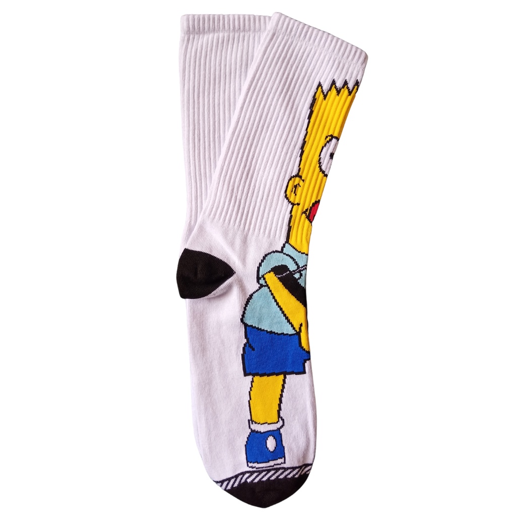 [BIG SALE] Kaos Kaki Motif Skate Oldschool - Mohaki Official-Simpsons Besar