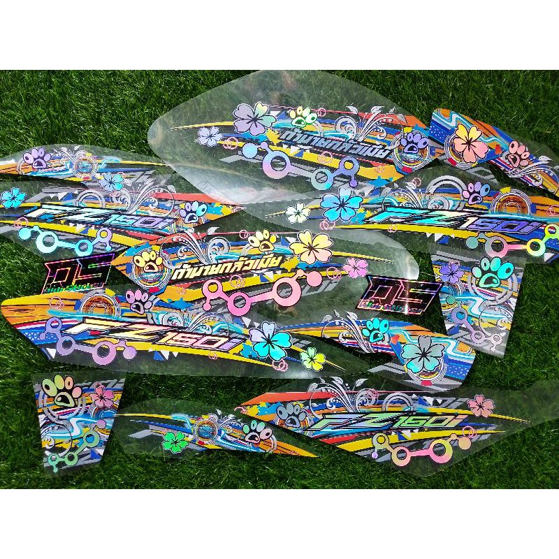 STRIPING TRANSPARAN HOLOGRAM VIXION NVA COSTUM 1369 II STRIPING VIXION NVA DAN NVL VARIASI