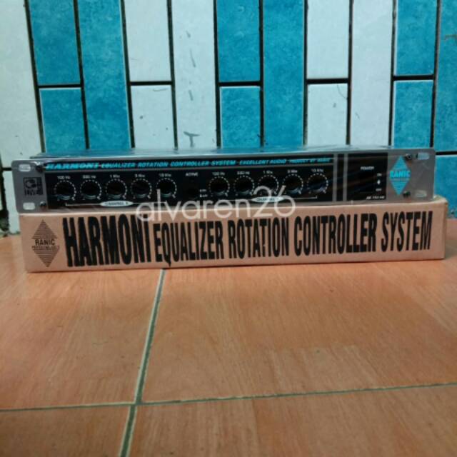 Box Equalizer Stereo 10 Channel Potensio Putar Harmony