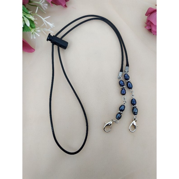 Kalung masker mutiara air tawar