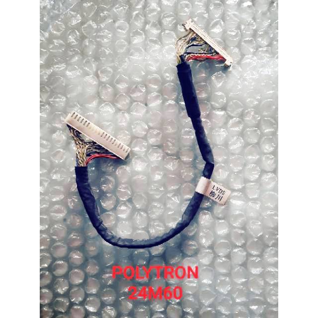 KABEL LVDS/ KABEL FLEXIBEL/ KABEL PANEL TV LCD POLYTRON 24M60