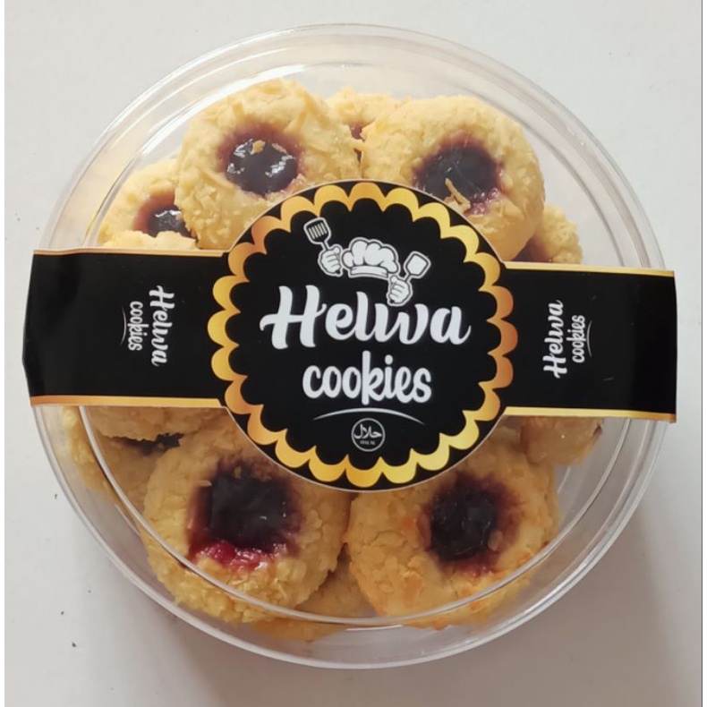 

THUMBPRINT STRAWBERRY/COOKIES ALMOND/KUE KERING netto 500 gram