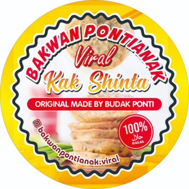 

stiker bakwan pontianak