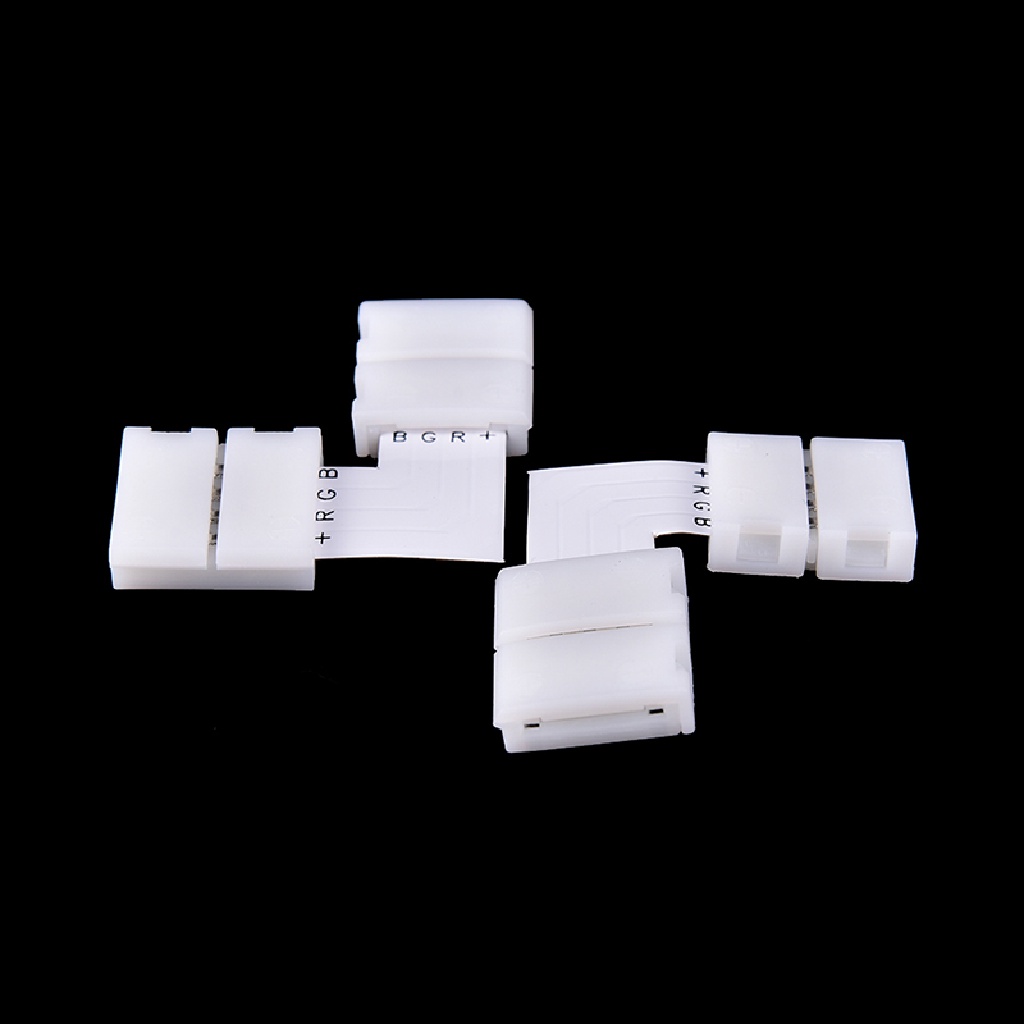 [birth] 10 PCS Mini 4-PIN RGB Connector Adapter For RGB 5050 LED Strip Solderless 10mm [ID]