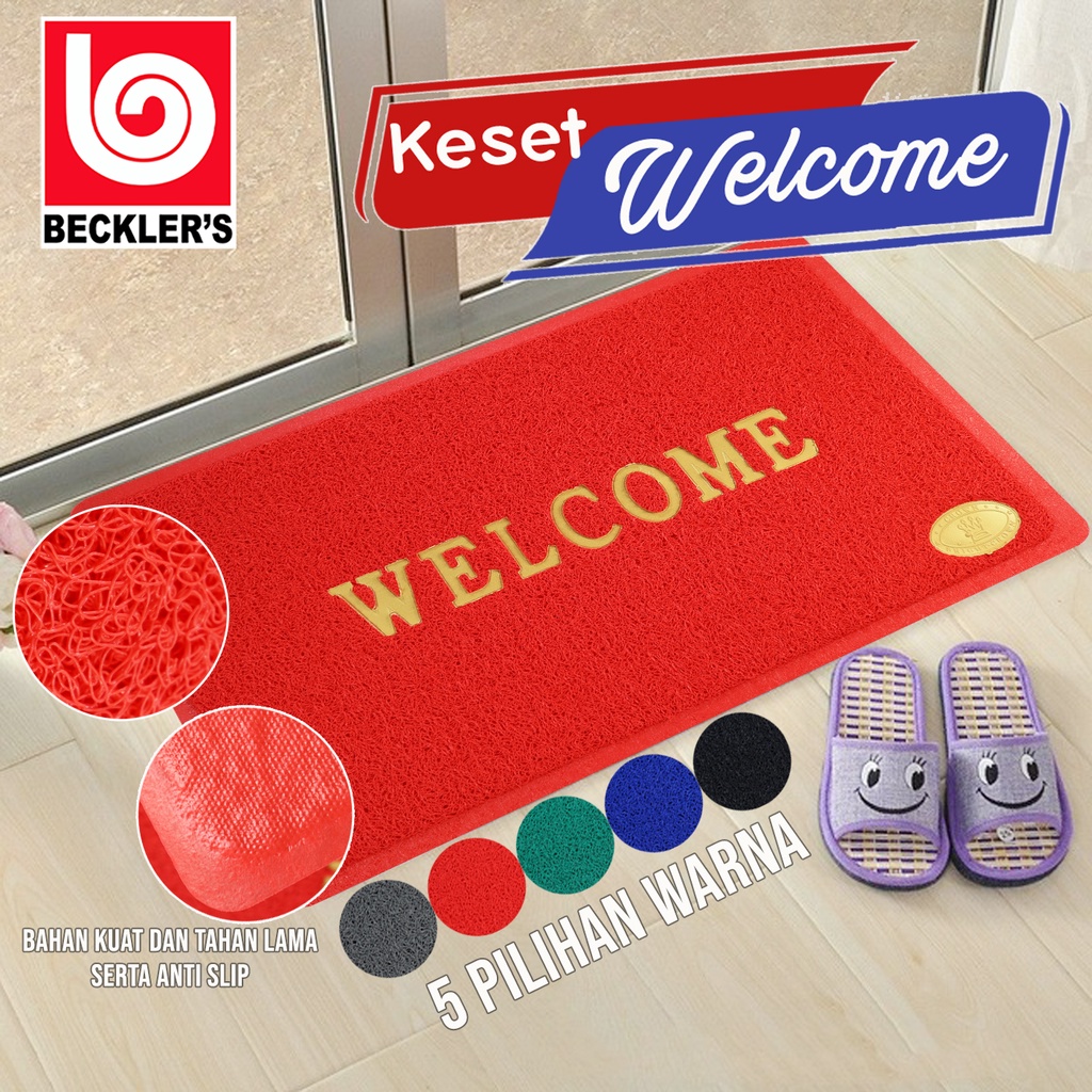 Keset Karpet PVC Mie / Bihun WELCOME 40X60CM