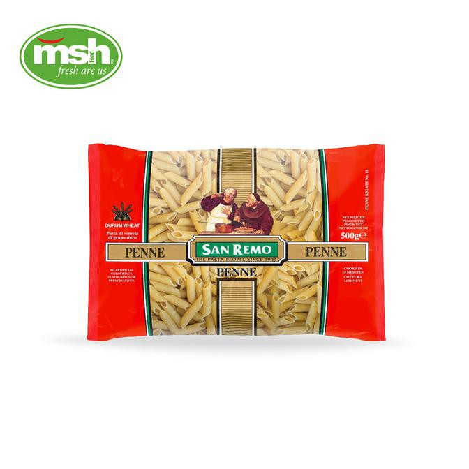 

Terlaris# San Remo Pasta Penne Rigani 500 Gr