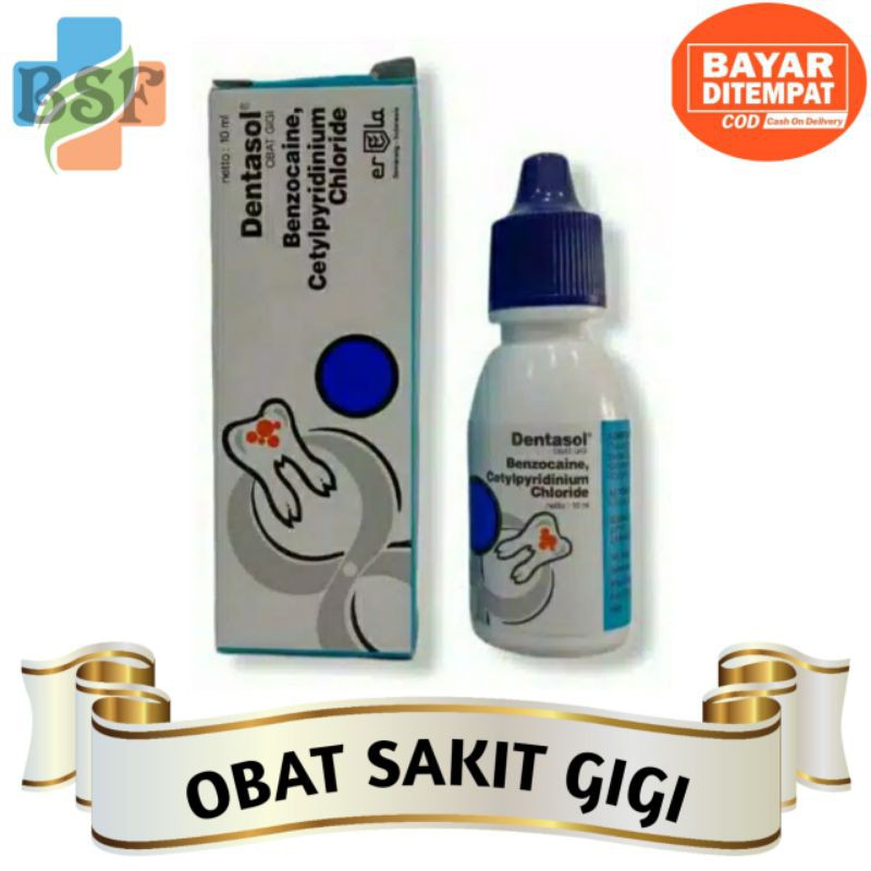 DENTASOL DROP 10ML OBAT SAKIT GIGI & SARIAWAN