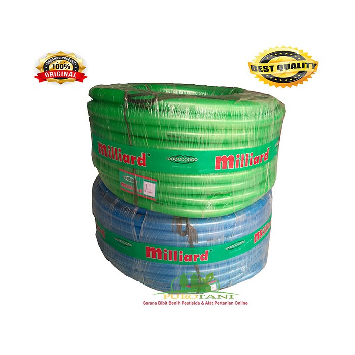 Selang Air PVC 1 Inchi Super Flex Milliard 50 Meter