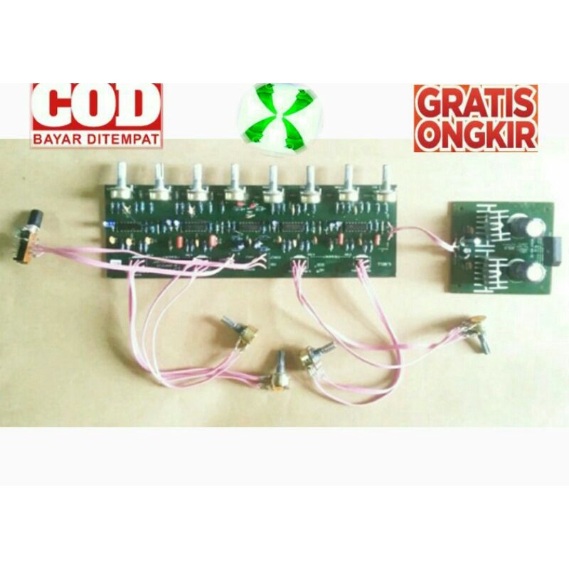 Kit Tone Control Stereo Parametrik Equalizer Paragon