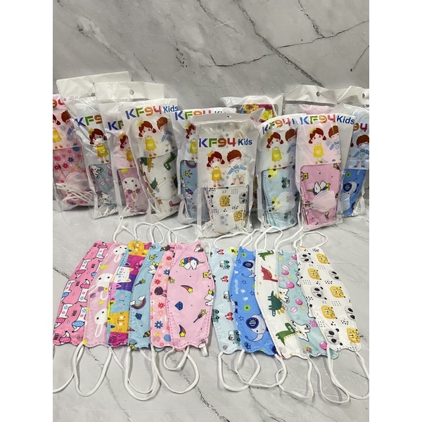 MASKER KF94 ANAK KOREA KARAKTER ISI 10 PCS/KF94 KARAKTER