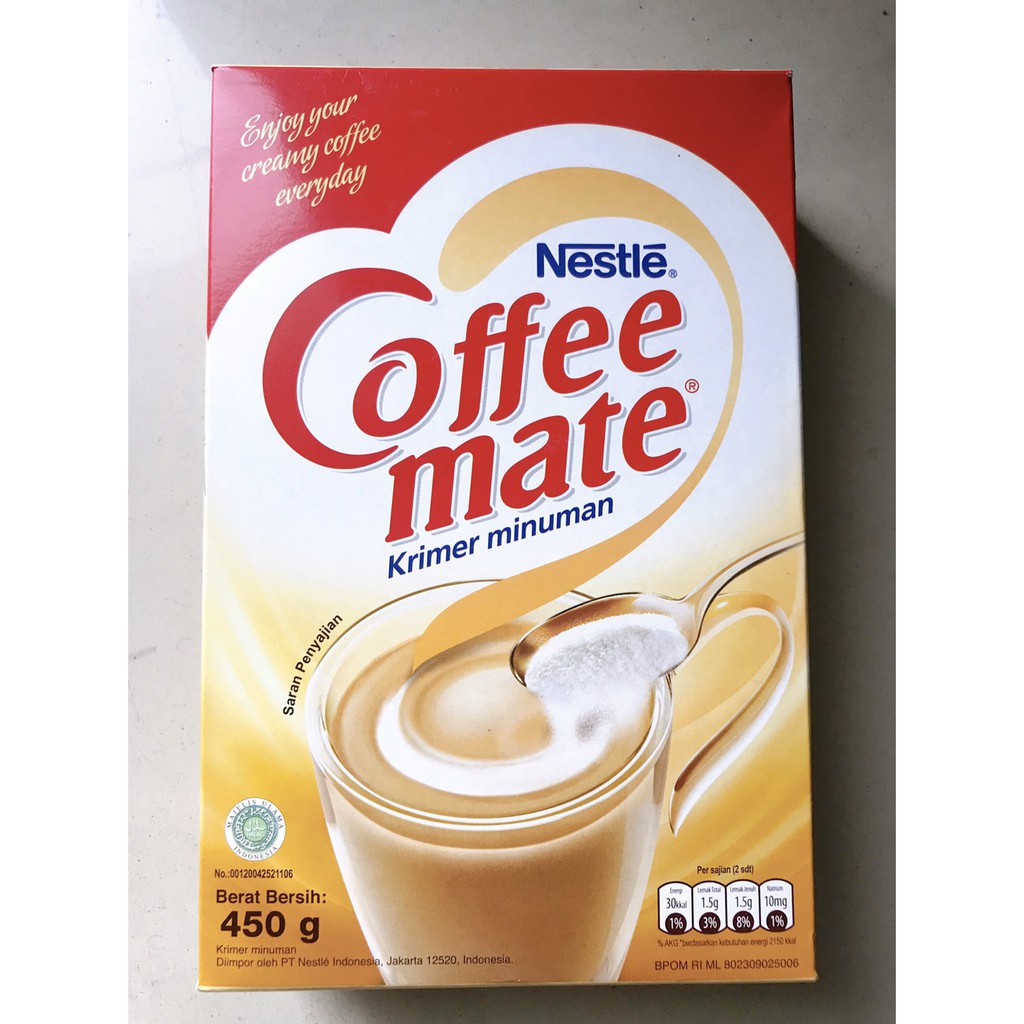 Jual Nestle Coffee Mate Krimer Minuman Creamer 450gr (EXP AGUSTUS 2021 ...