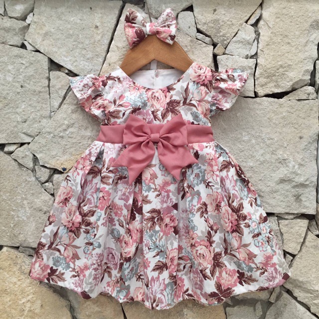 Baju Bayi Premium Ribbon Dress