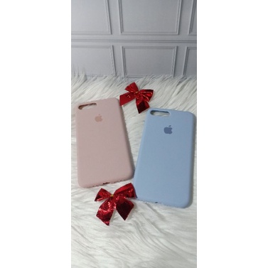 Casing Iphone 8 Plus Ori bahan Suede (like new/second)
