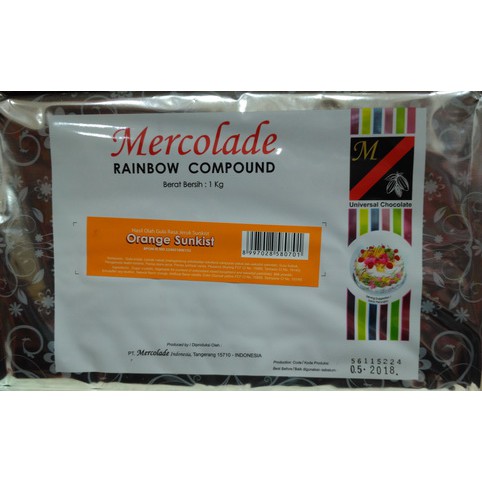 

Coklat MERCOLADE rainbow compound 1kg