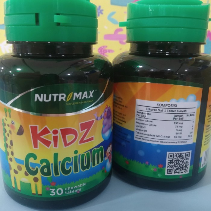 NUTRIMAX KIDZ CALCIUM 60 TABLET KUNYAH