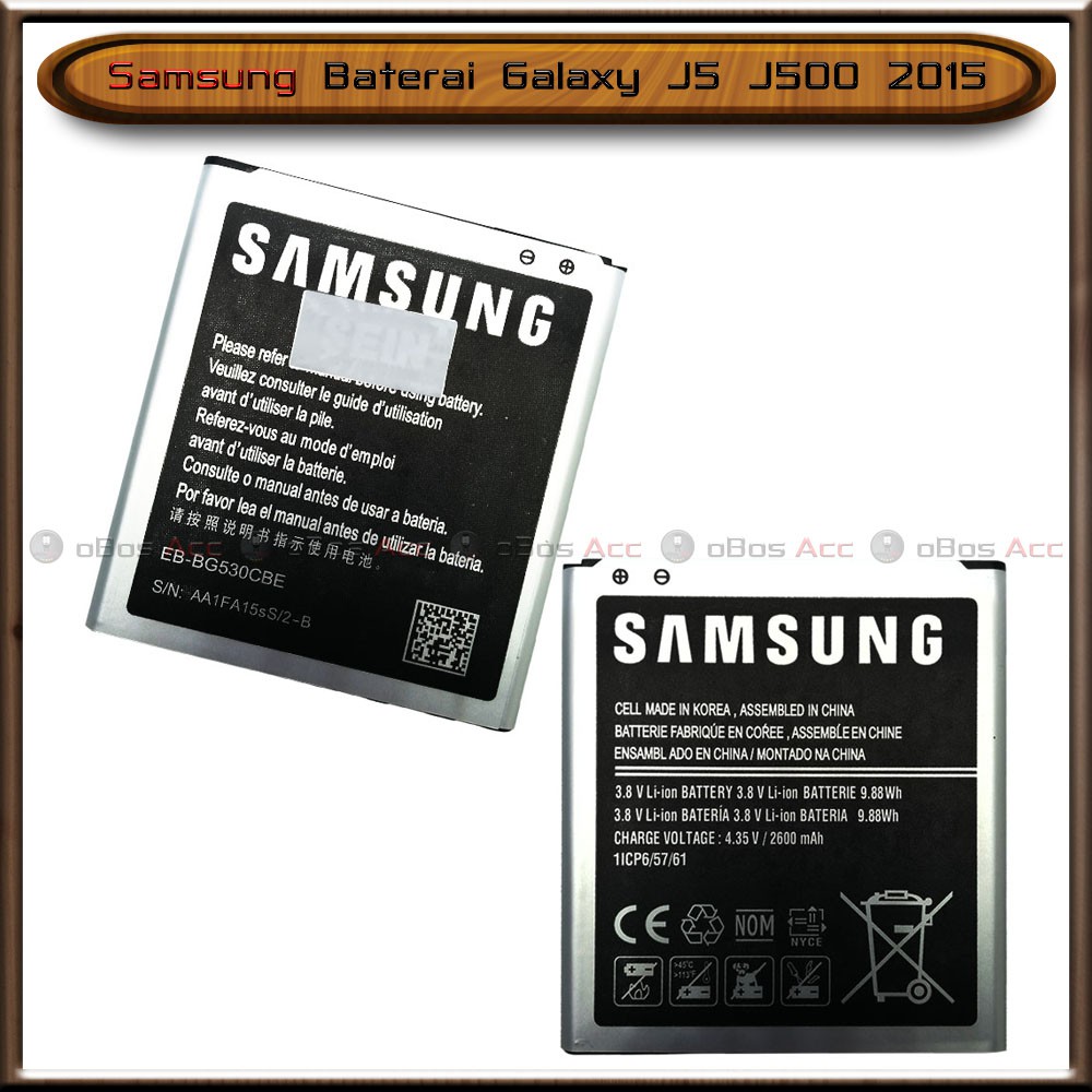 Baterai Samsung Galaxy J5 J500 2015 Original Batre Batrai
