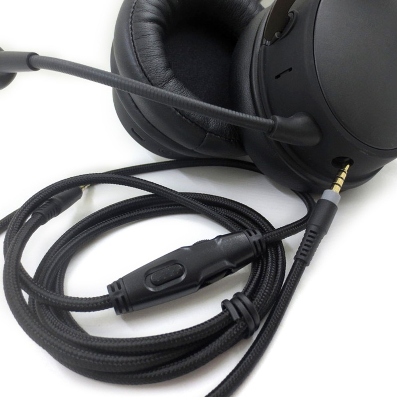 Btsg Kabel Headset Gaming 60 &quot;Noise Canceling Untuk HyperX Cloud / Alpha