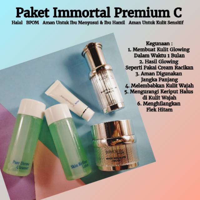 Immortal Glow / Immortal Glowing / Immortal Glow Flek / Immortal Cream / Immortal Paket