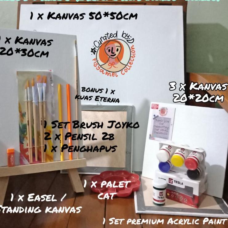 

PAKET BELAJAR LUKIS / PAKET LUKIS LENGKAP PAKET LUKIS KOMPLIT CAT AKRILIK DENGAN EASEL MURAH LENGKAP Kado Ulang Tahun ➨ ➨