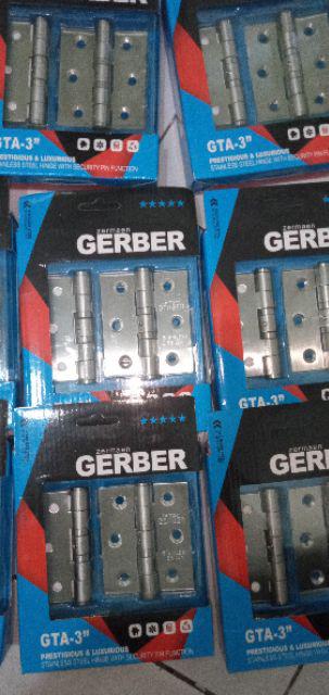Engsel Gerber 3 Sus 304 / Engsel Jendela 3