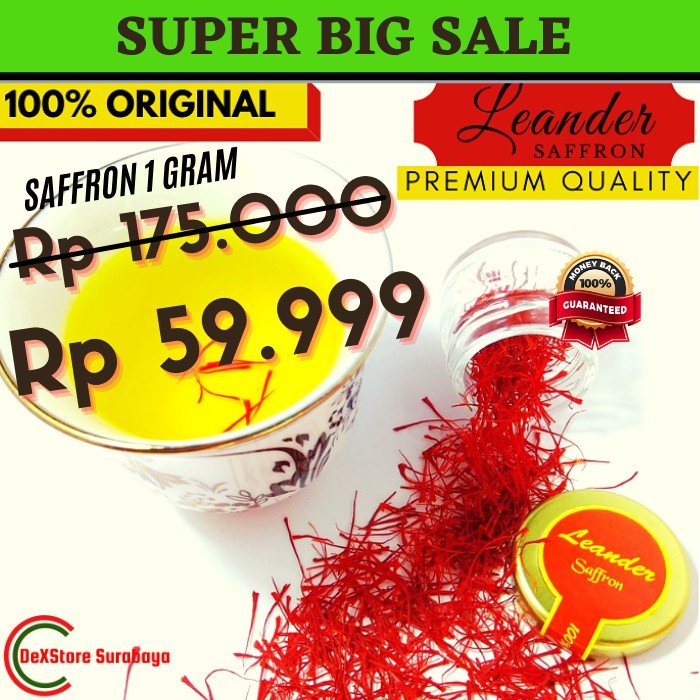 

Saffron 1 GRAM SPECIAL Super Negin ASLI Iran Kualitas terbaik safron bunga saffron premium quality