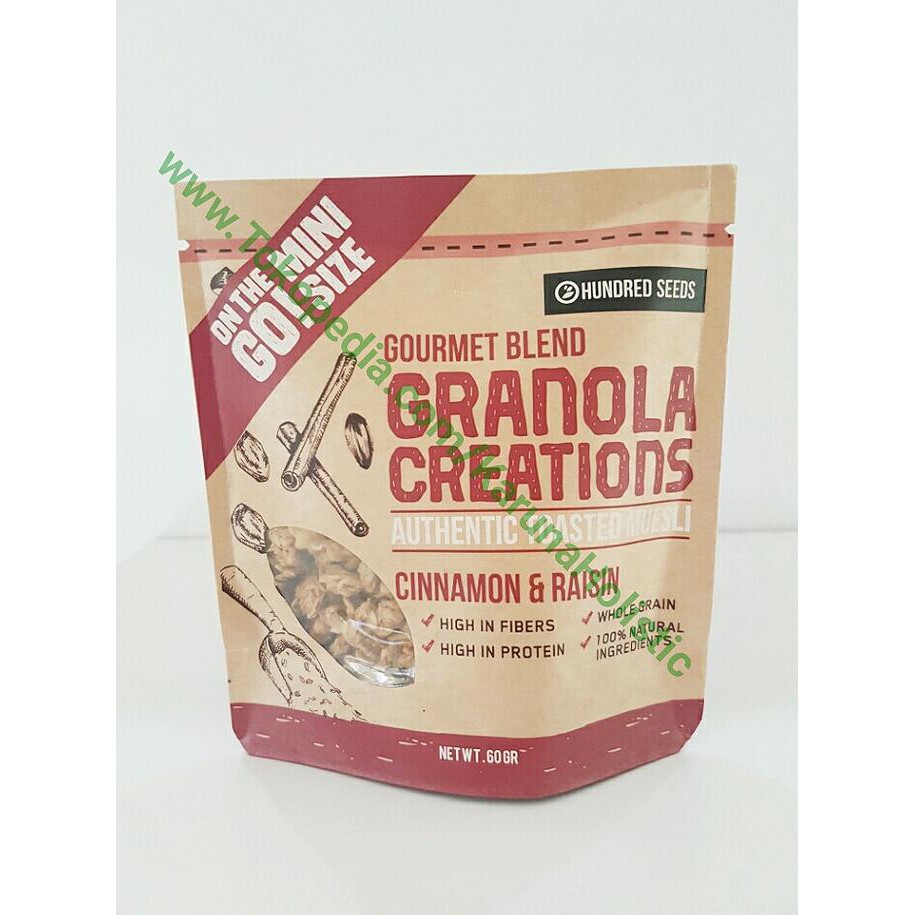

PROMO ENAK Granola Creations Cinnamon & Raisin 60 gram | Kayu Manis & Raisin Terlaris