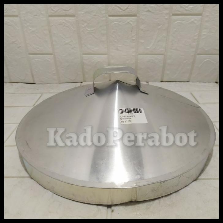 Tutup Wajan 32 Alumunium - Tutup Kuali Besar Khusus Gojek Grab