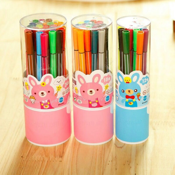 

Sipdol Warna / Pen Colour Kelinci Imut 12 Pcs