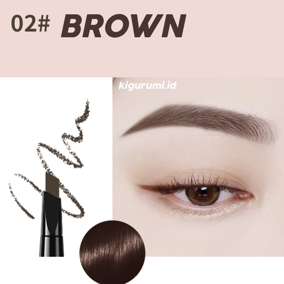 LAMEILA Gold Pink Pensil Alis Eyebrow Double Heads Colors Eyebrows LA143 835