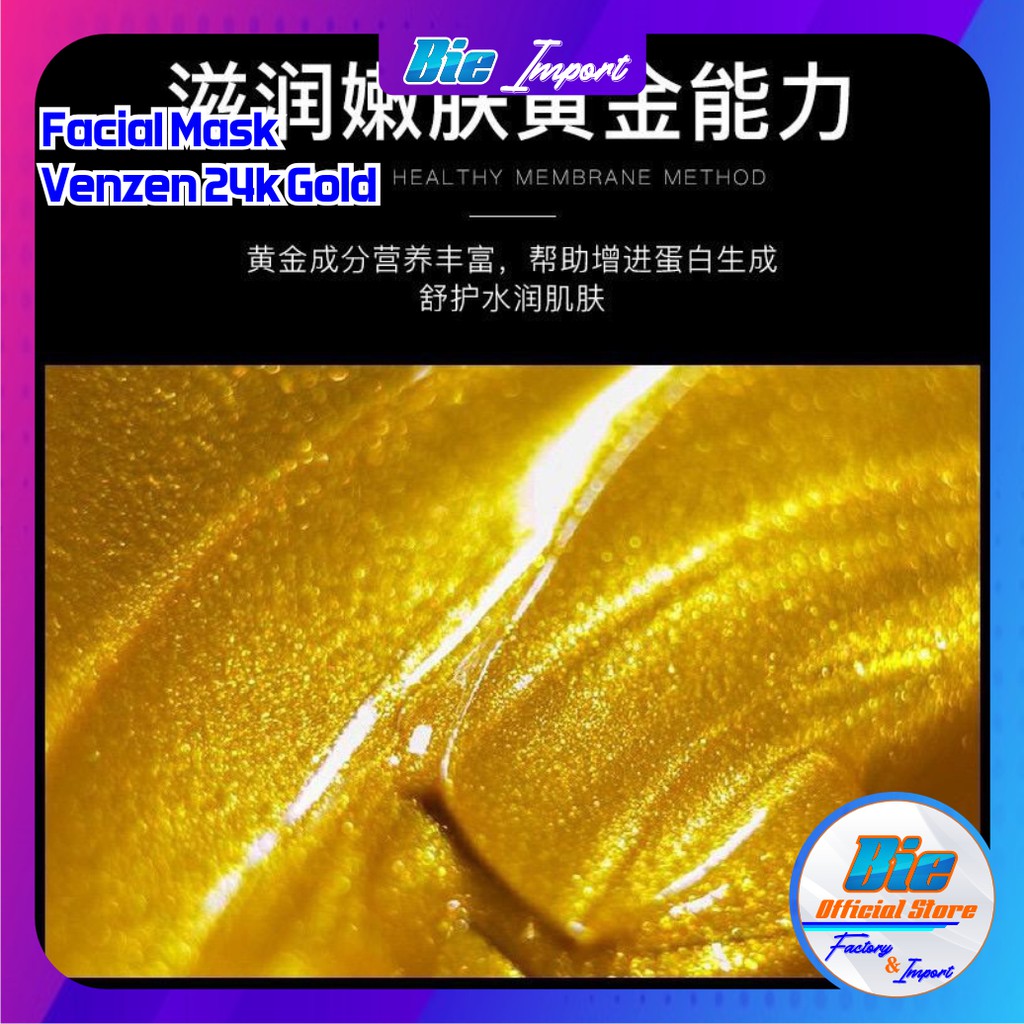 Facial Mask Venzen 24K Gold / Masker Wajah