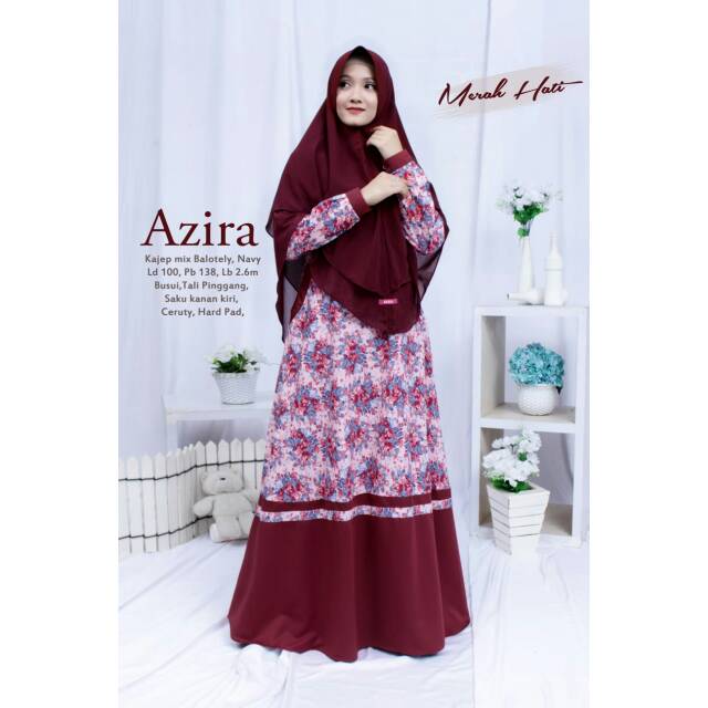 Gamis set khimar azira set gamis syari gamis kajep murah