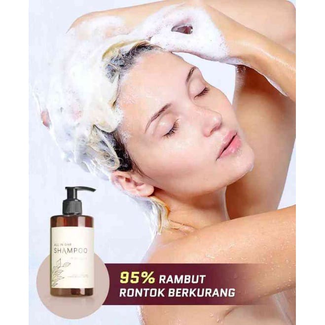 SHAMPO JEVARINE ALL IN ONE ORIGINAL !!! Shampo Rambut Rontok, Perawatan Rambut dan Efektif menumbuhkan rambut