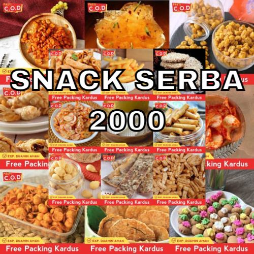 

Serba 2000 Snack Kiloan Murah Jajanan Viral Cemilan Terlaris Serba Pedas Manis Asin Gurih Gian Sanck 78