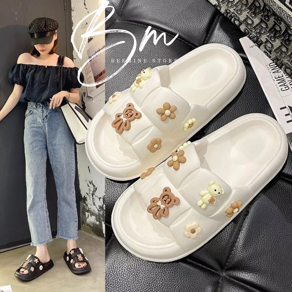 Sandal Jelly Korean Impor Jelly Soft Slipper Anti Slip Elastic Empuk PVC 1608/6608 Balance