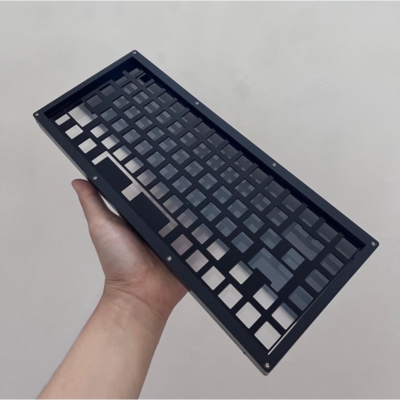 Custom Case Akrilik Sandwitch Keyboard Mechanical KBD75