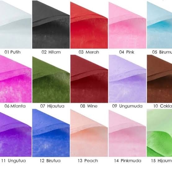 

FLOWER WRAPPING KOREAN PREMIUM NONWOVEN PAPER | KERTAS TISSUE TEBAL KERTAS PEMBUNGKUS BUNGA