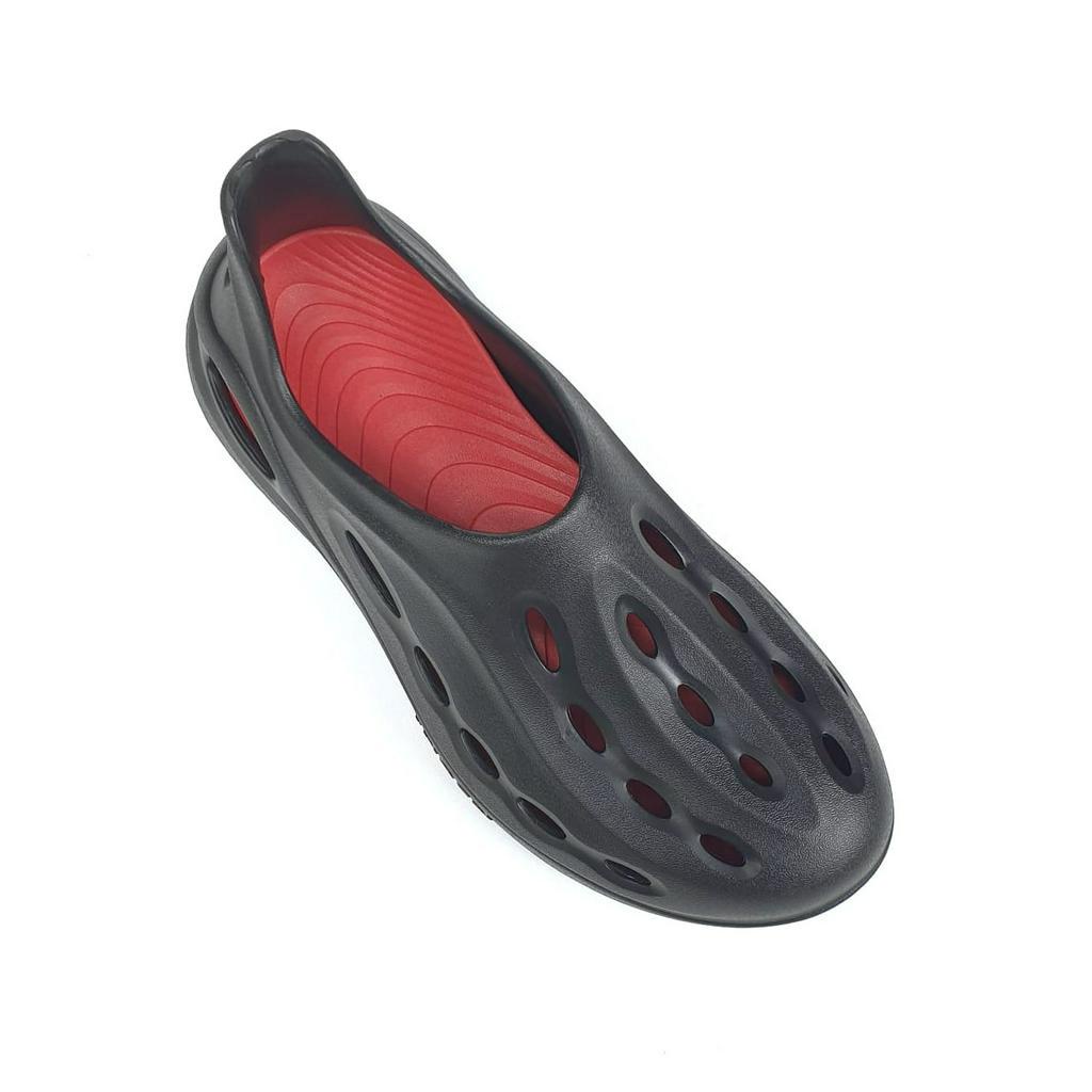 LUOFU ORIGINAL sepatu sandal karet empuk murah pria slip on cowok import E7211E01