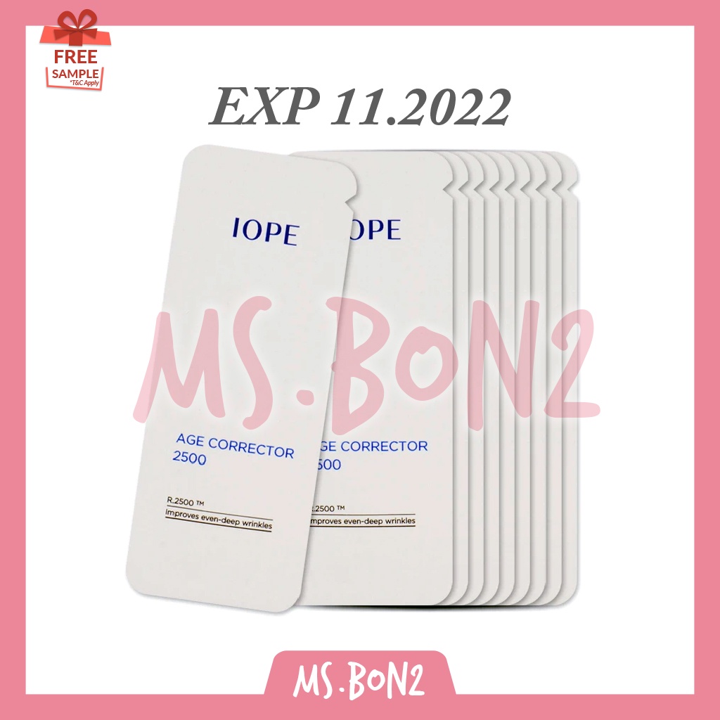 Jual IOPE Age Corrector 2500 Sample Sachet Trial Travel Size Mini 1ml