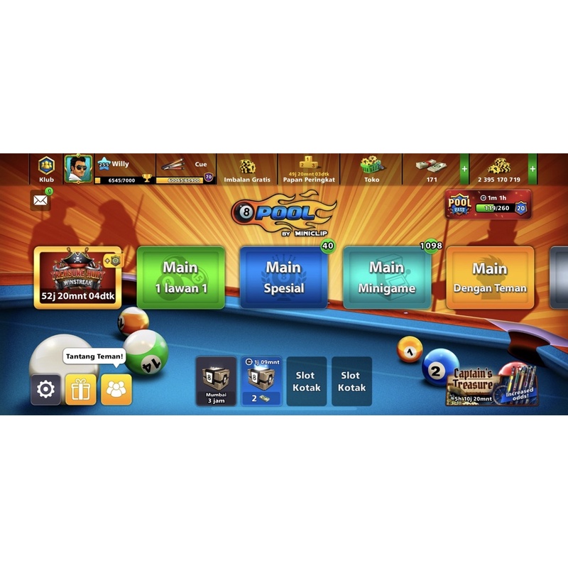 Akun8ballPoolMurah