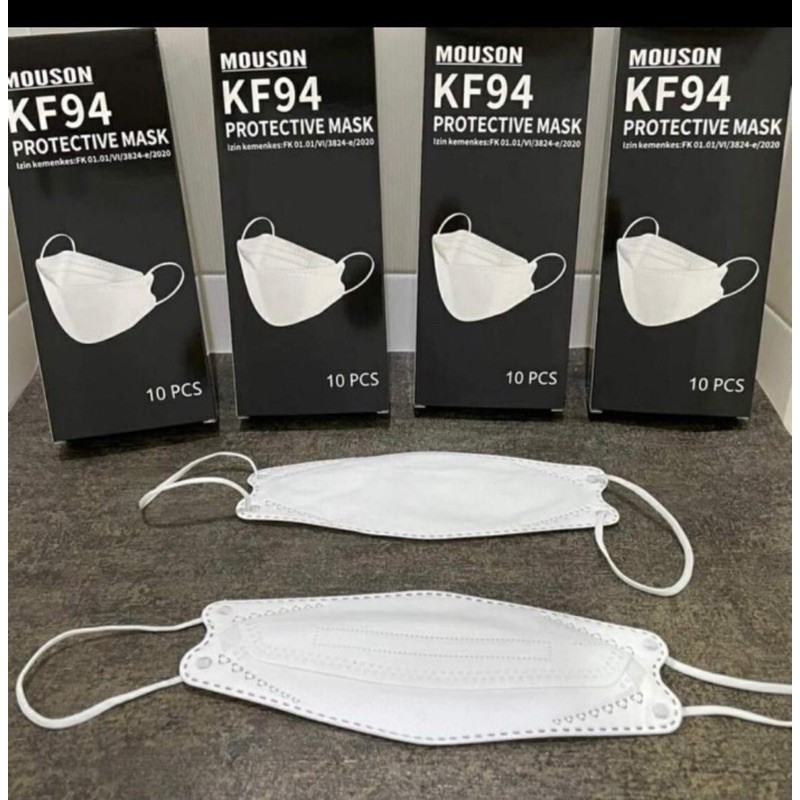 Masker KF94 Korea/Evo KW/Masker 4ply /Masker Kpop korea/ Masker evo convex ( 1 PACK ISI 10)