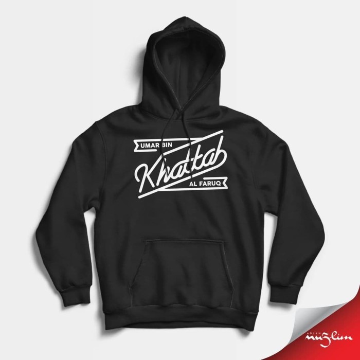 Hoodie Jaket Sweater Jumper Islam Umar Bin Khattab Jaket Distro