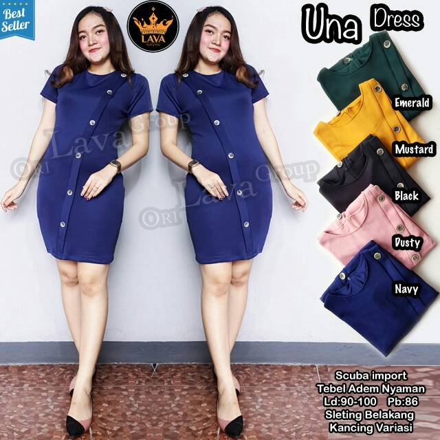 Una dres/mini dres/baju pesta/baju termurah