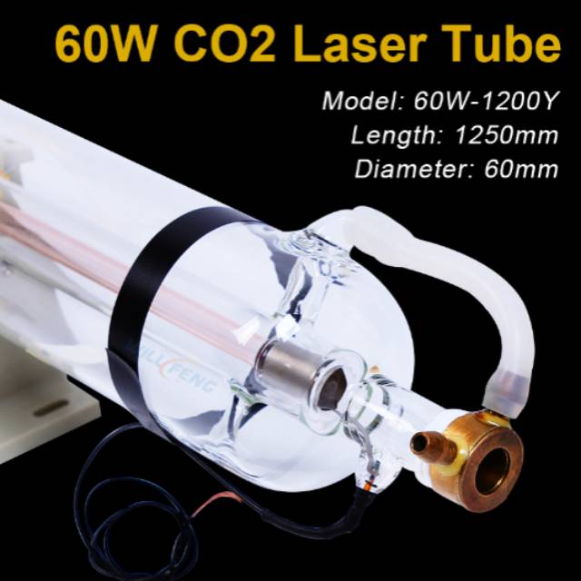 Tabung laser co2 laser tube co2 tabung laser 60w laser tube tabung laser