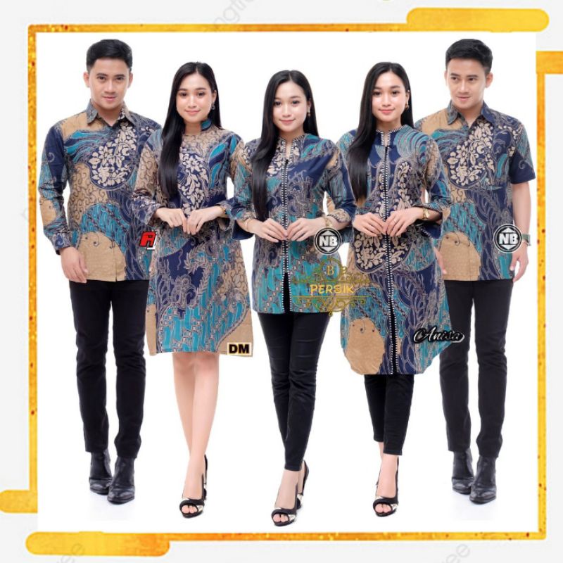 Maura Couple - Sania Ruffle Batik Couple ori Ndoro jowi DNT Garansi Termurah Shopee - Couple Aulia