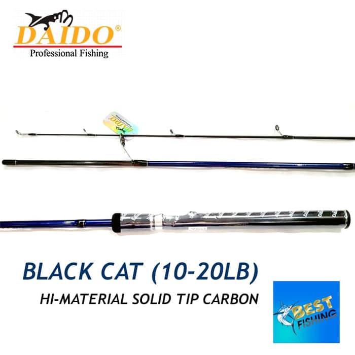 New Sale Joran Pancing Daido Black Cat Carbon 165Cm Joran