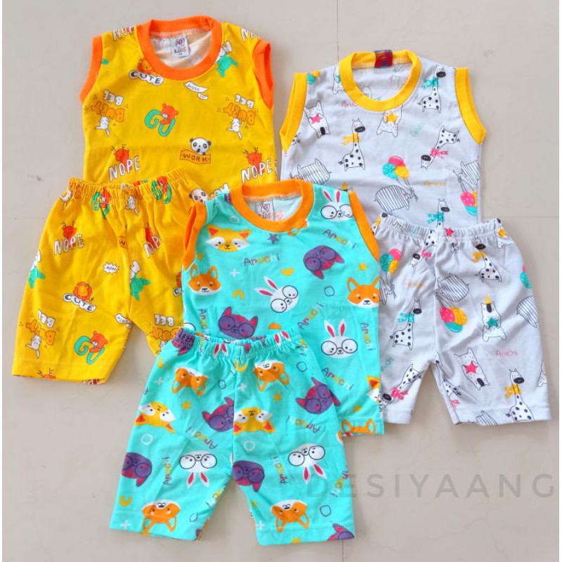 Setelan Kutung Qkids Size Xs (3-18bulan) bahan libby