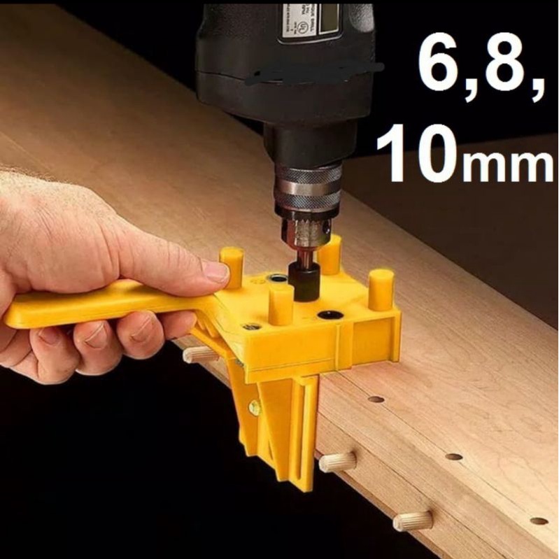 Dowel Jig Alat Pelubang Dowel Penyambung Kayu papan Kayu Plywood drill
