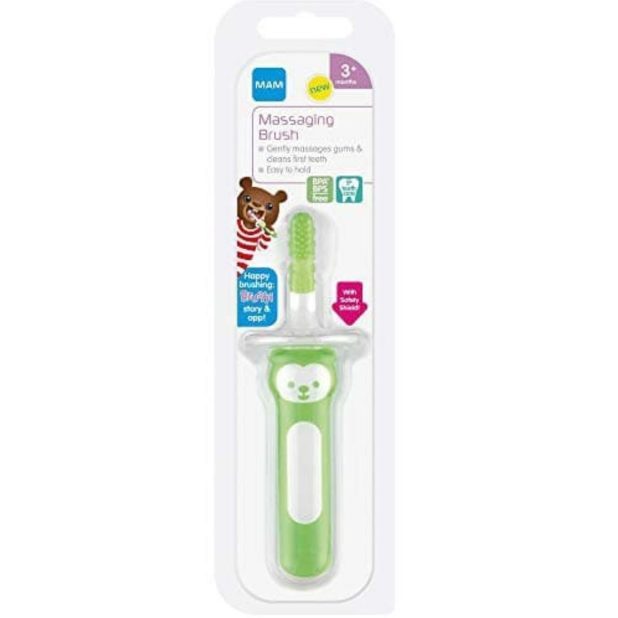 MAM Massaging Brush (3m+) - Sikat Gigi Bayi