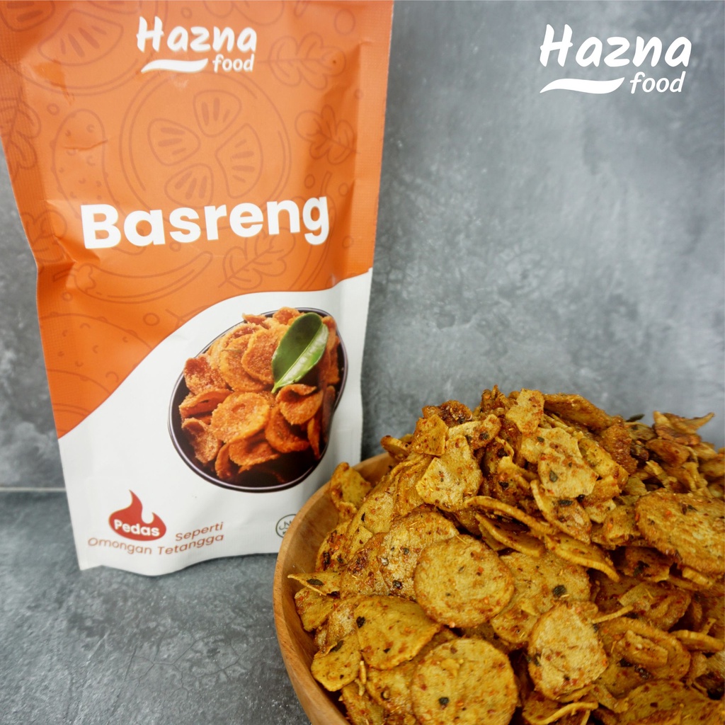 

Basreng Pedas Daun Jeruk Hazna Food