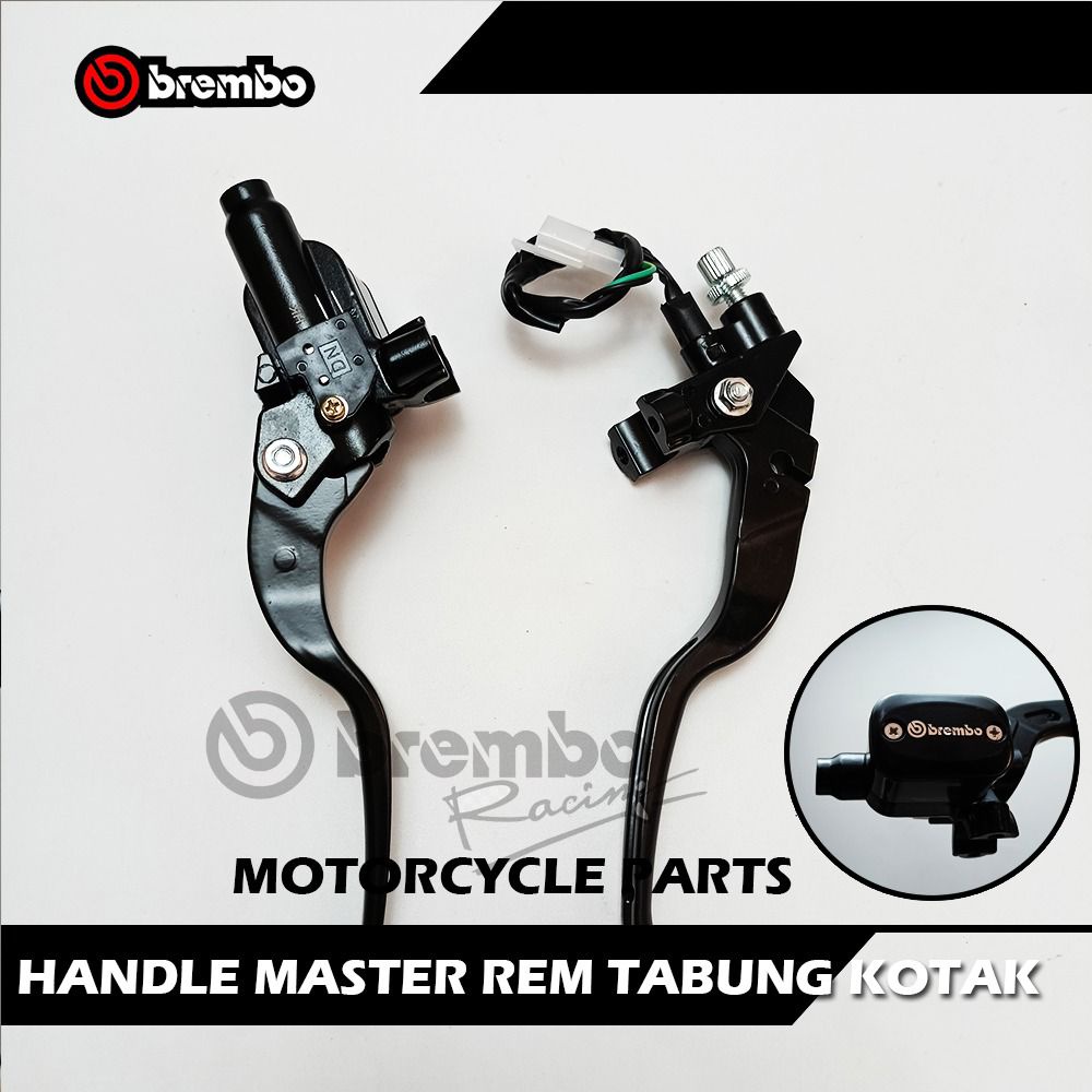 handle master rem tabung kotak set kiri kanan universal semua motor